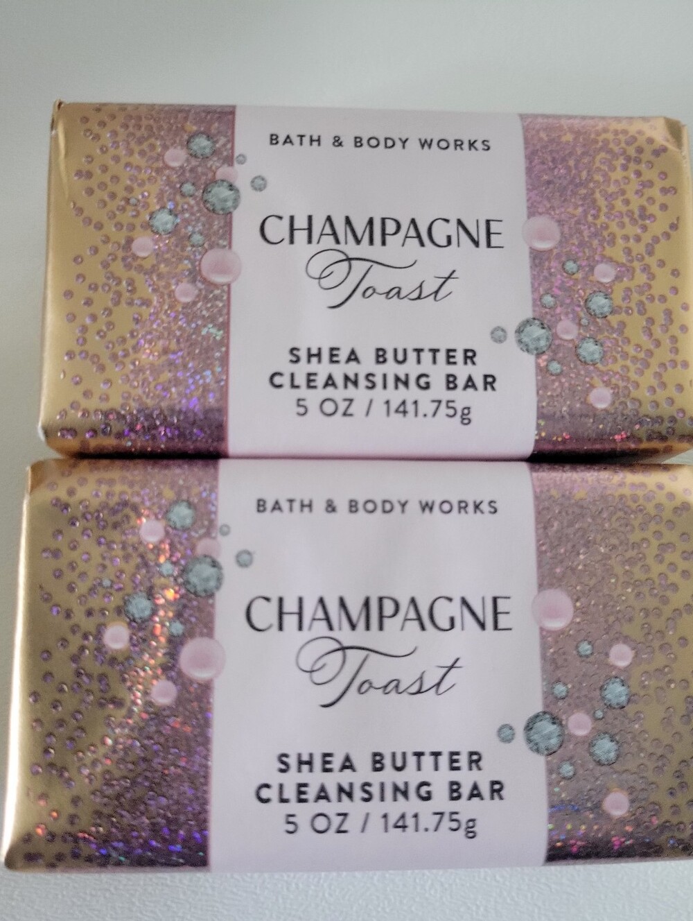 BBW 2pc Champagne Toast Bar soap